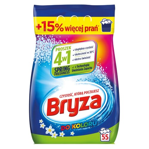 Proszek do prania BRYZA 4w1 Spring Freshness Color 3.575 kg do kolorowych tkanin