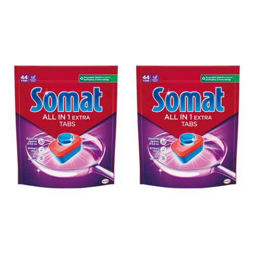 Tabletki do zmywarek SOMAT All in One Extra - 88 szt.